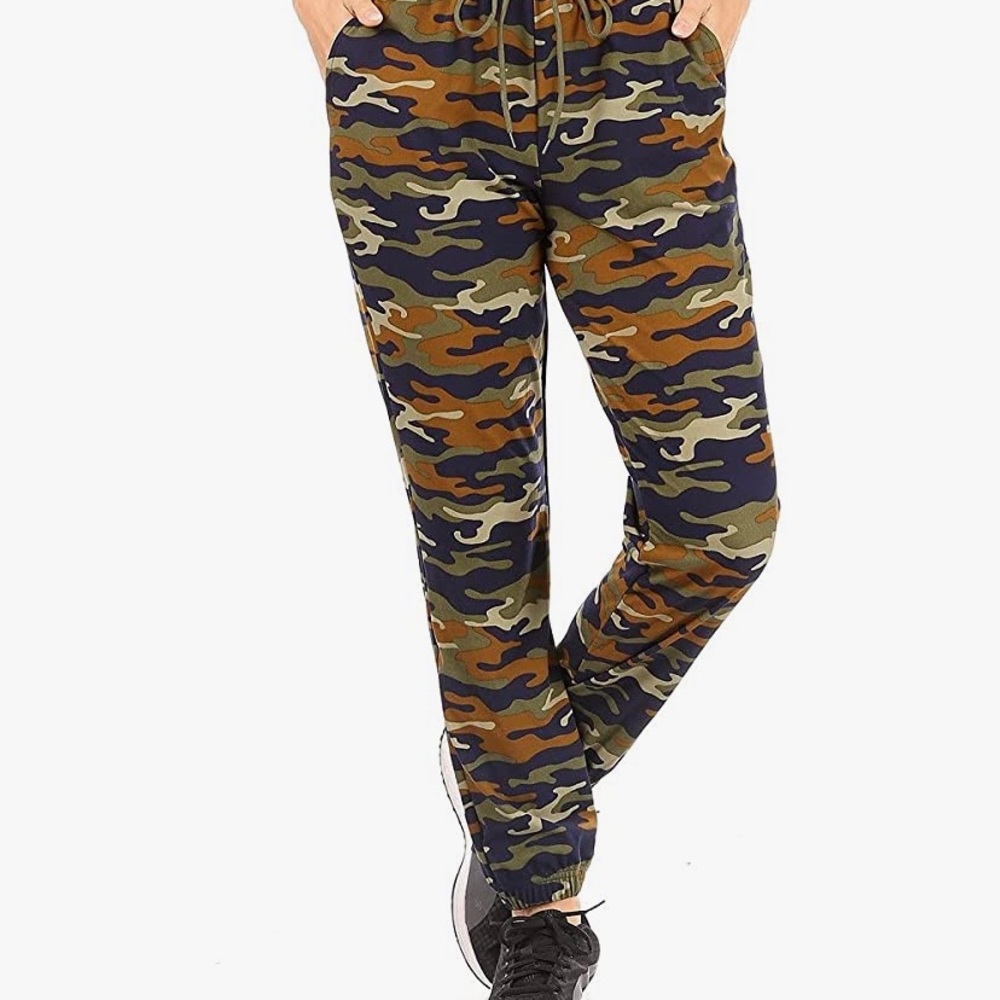 WOMEN’S CASUAL CAMOUFLAGE JOGGERS